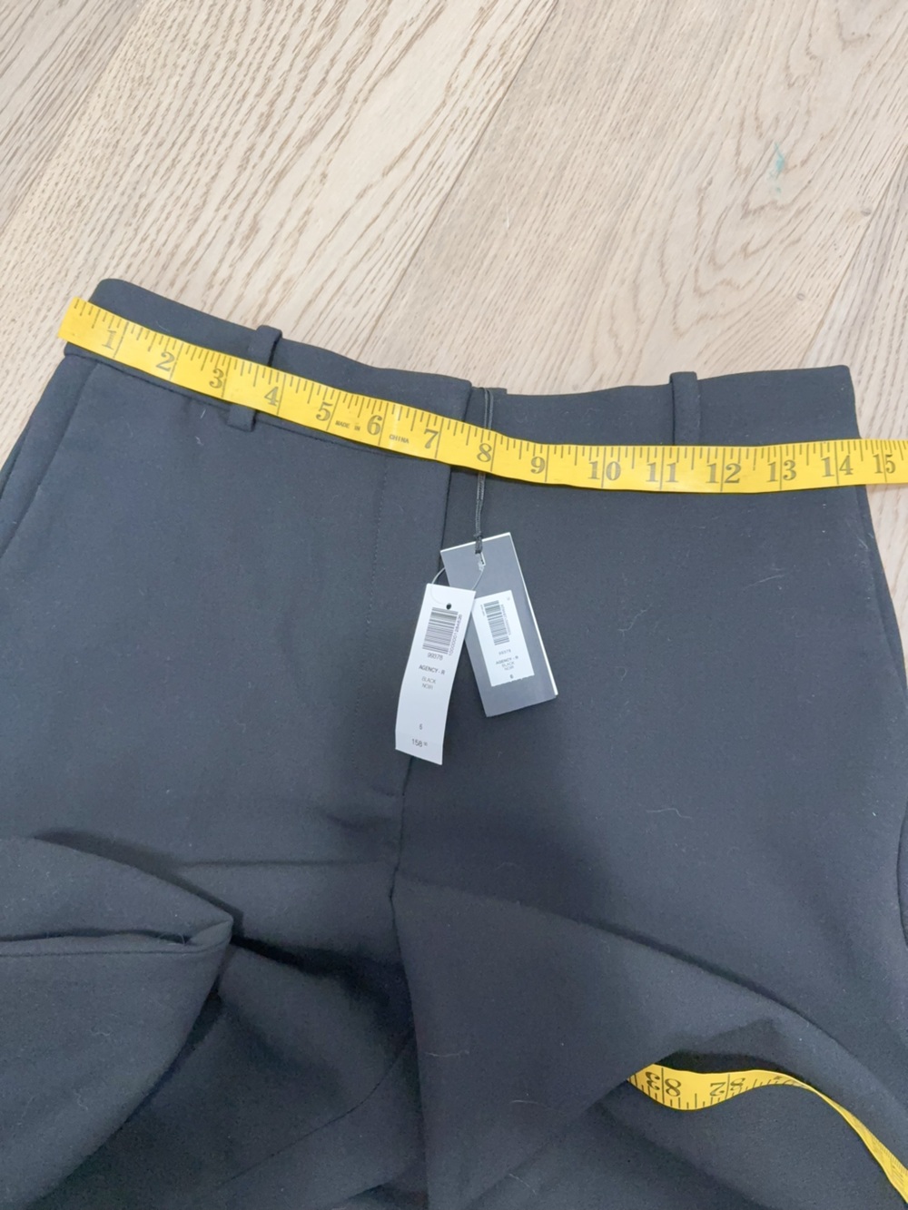 NWT 99378 Aritzia Babaton Agency pants black 6 - Picture 3 of 6